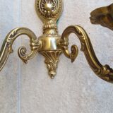 pair of bronze wall light