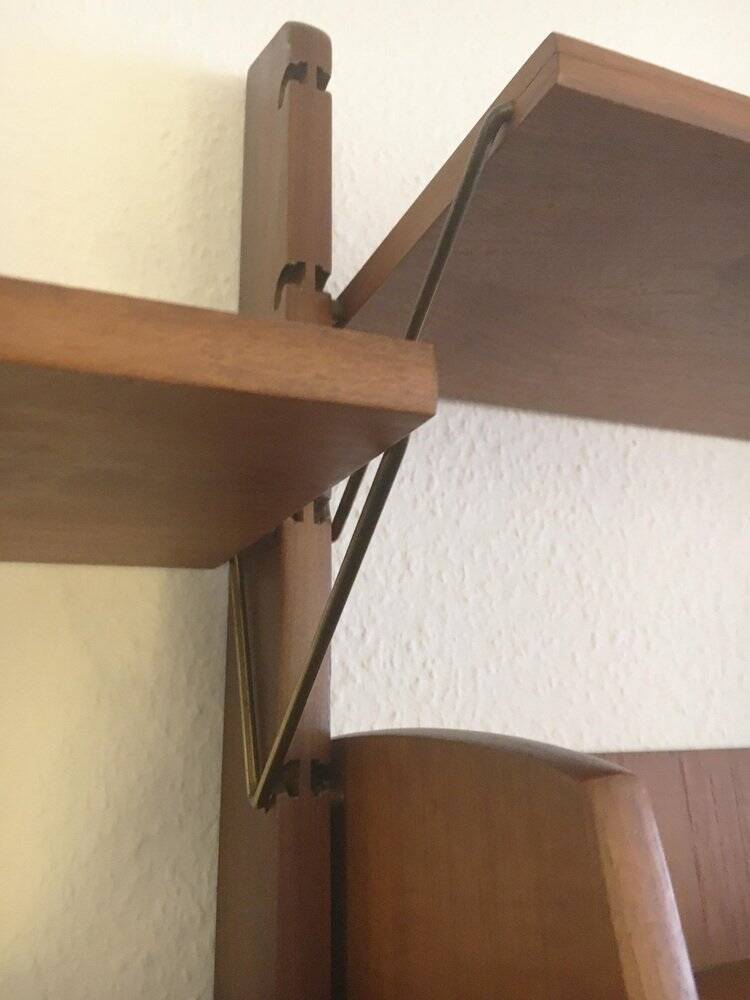 Mid-Century Modular Wall Unit Ergo in teak by John Texmon and Einar Blindheim for Blindheim Möbelfabrikk, 1960s.