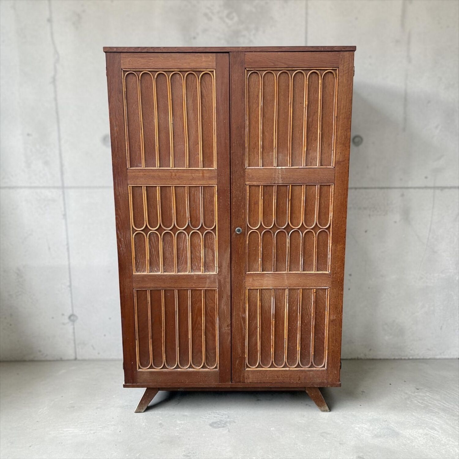 René Gabriel rare wardrobe from 1945-50, furniture from the reconstruction period.