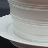 Cup with plate and lid