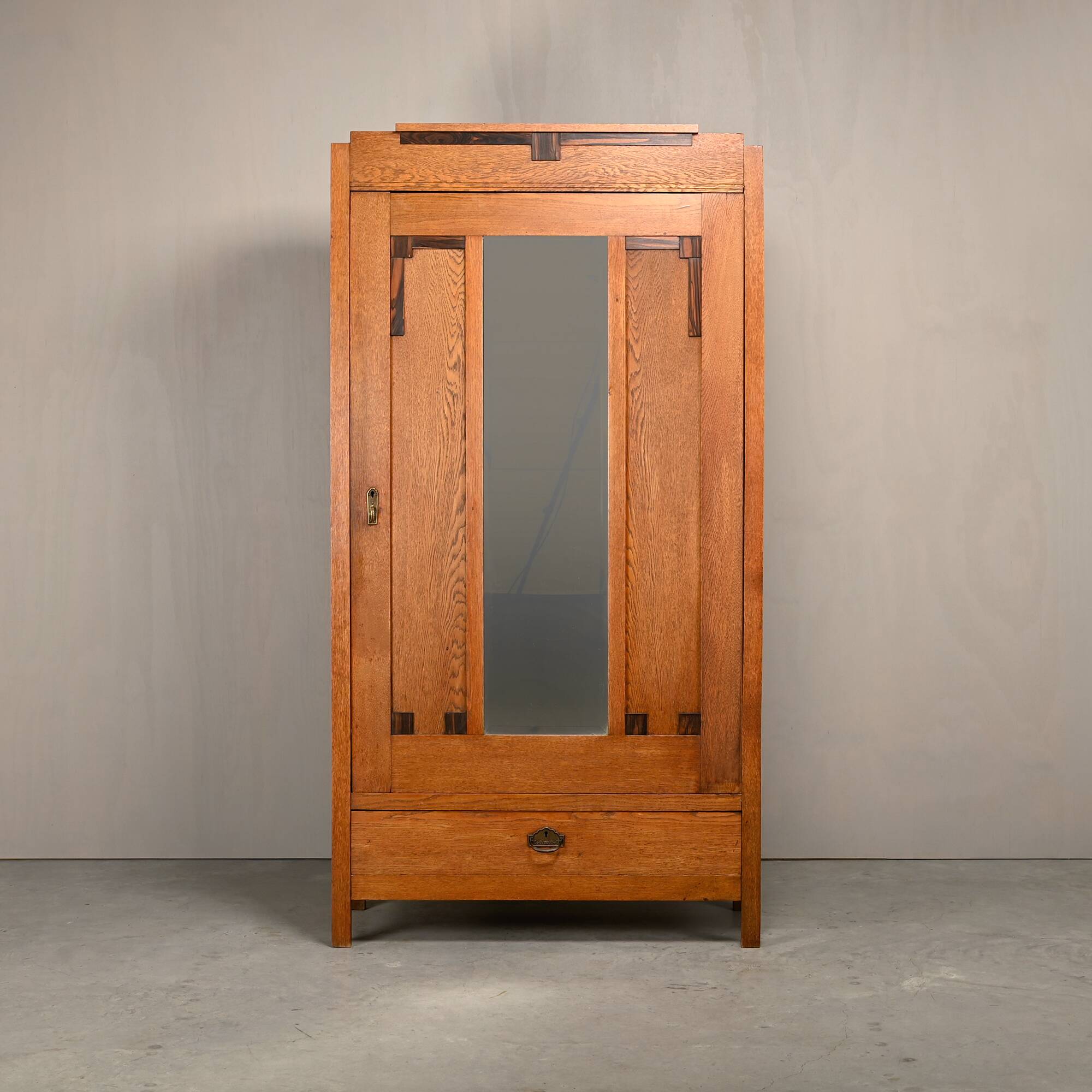 Art Deco Amsterdam School Armoir or Wardrobe, 1930