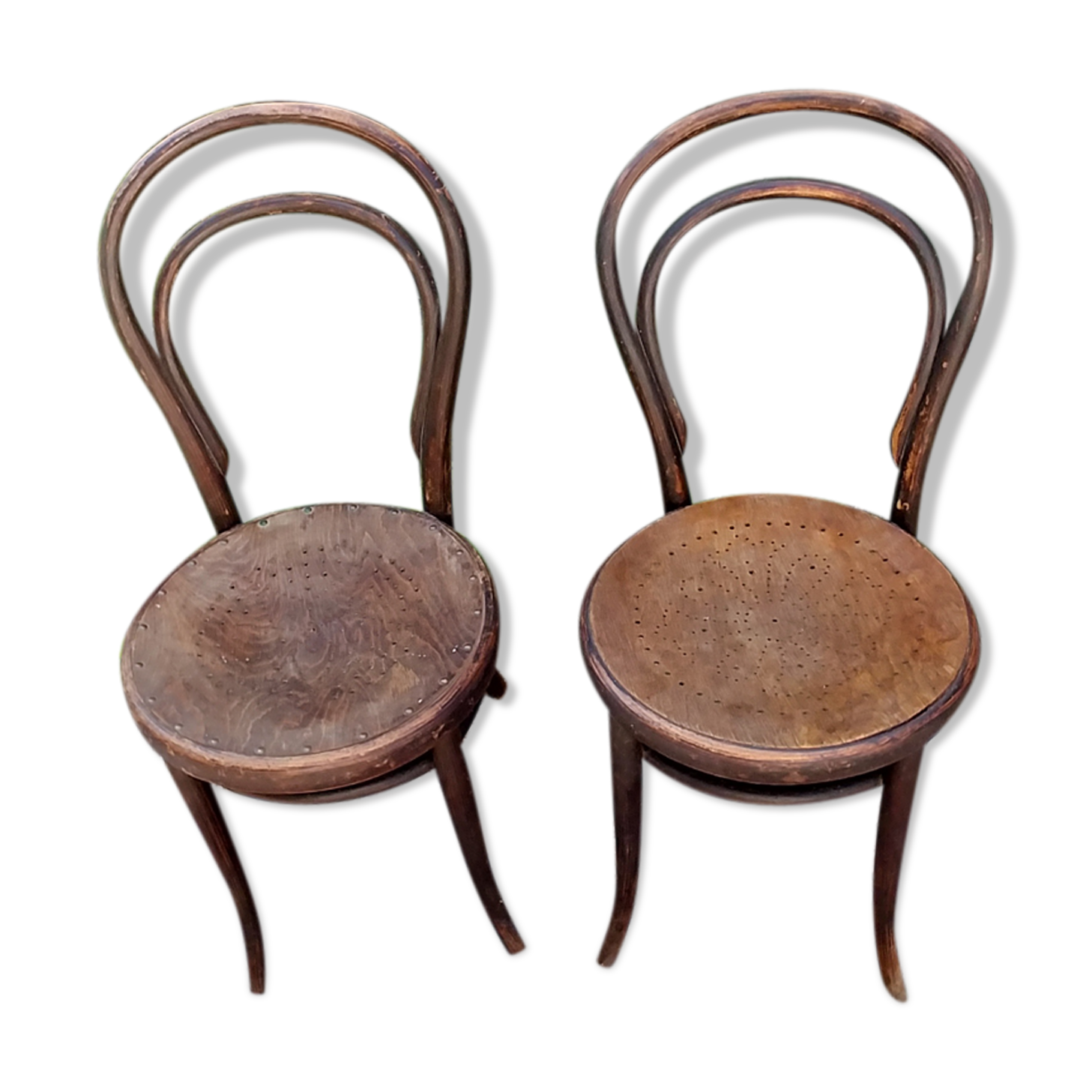 Lot of two bistro chairs No.14 from Thonet