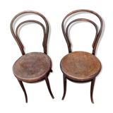 Lot of two bistro chairs No.14 from Thonet