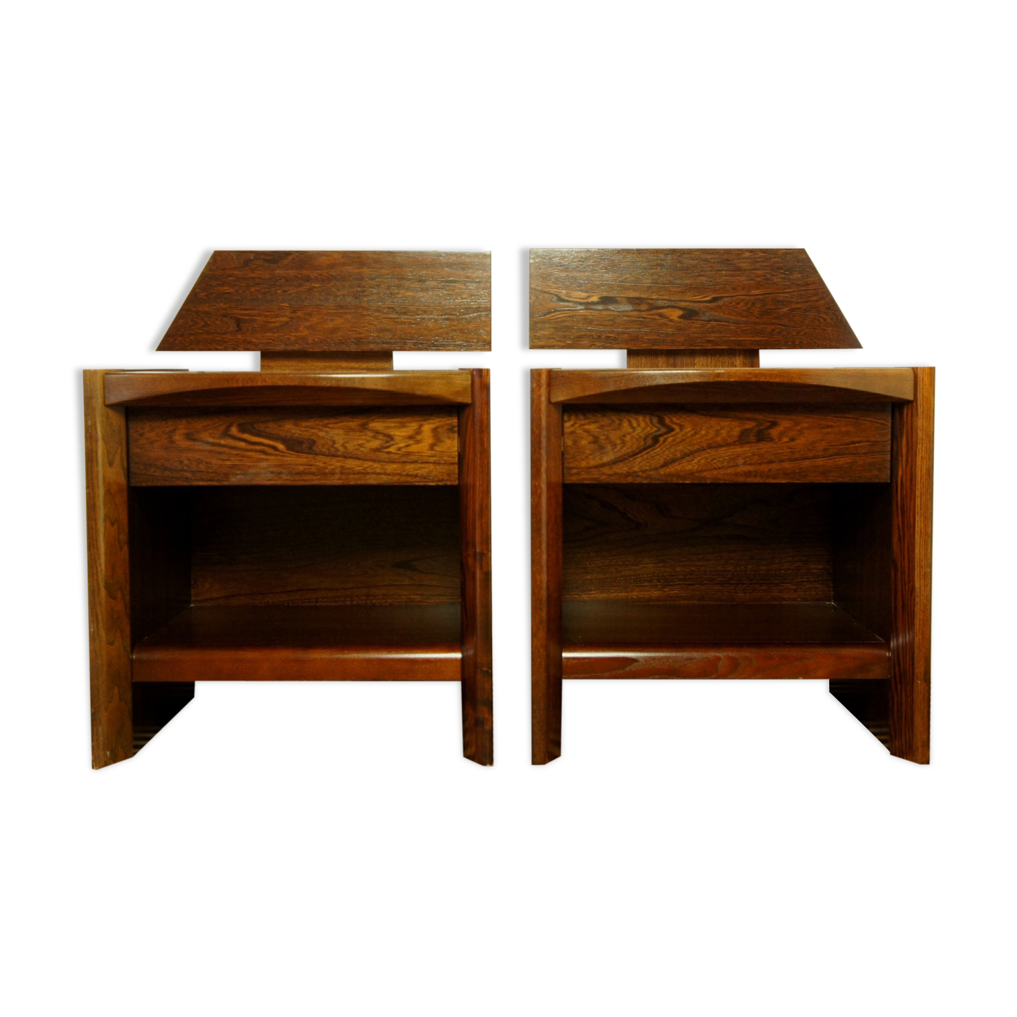 Paire de chevets en palissandre "Sornay" vintage