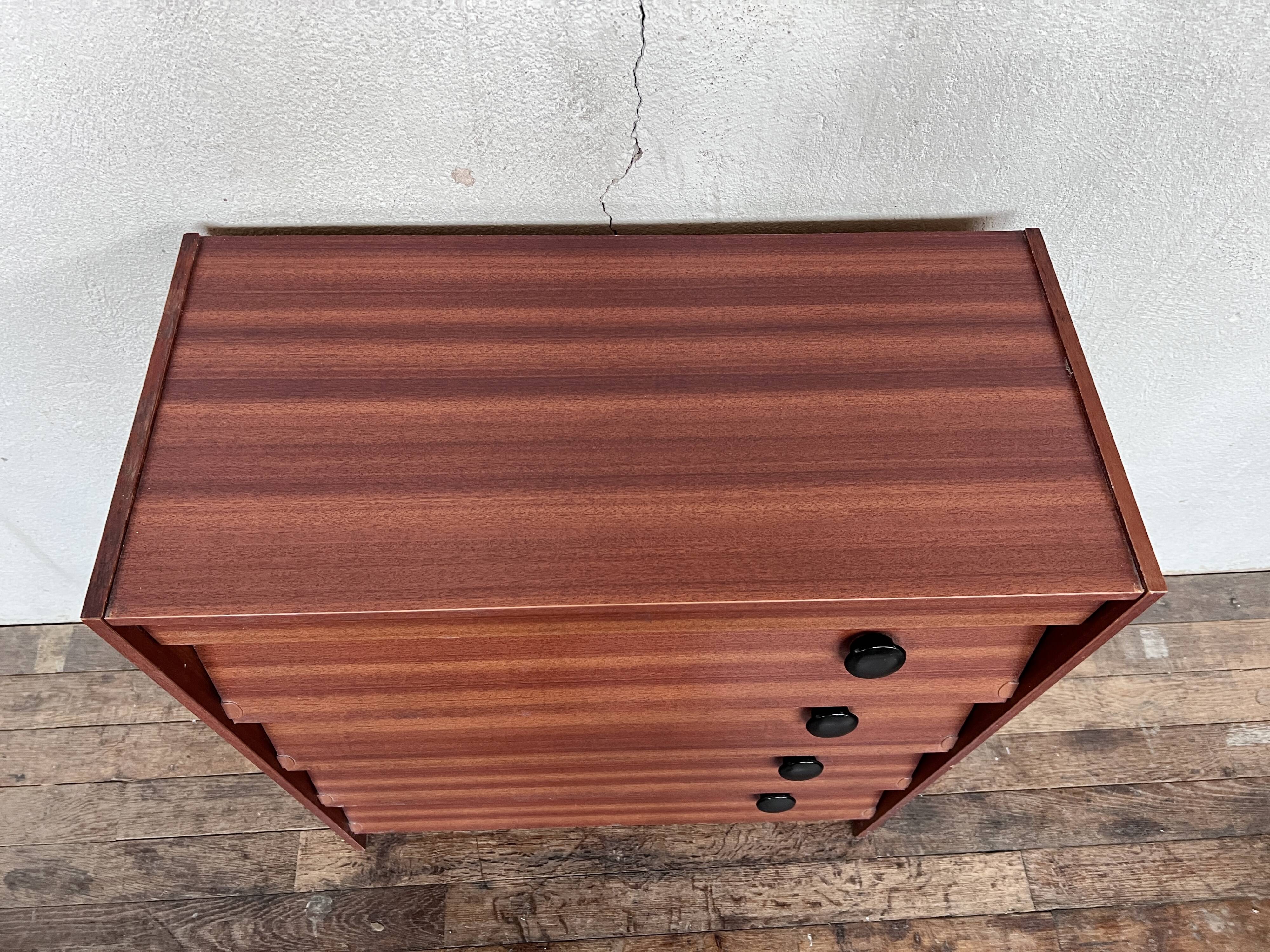 Furniture shoe cabinet vintage 1960