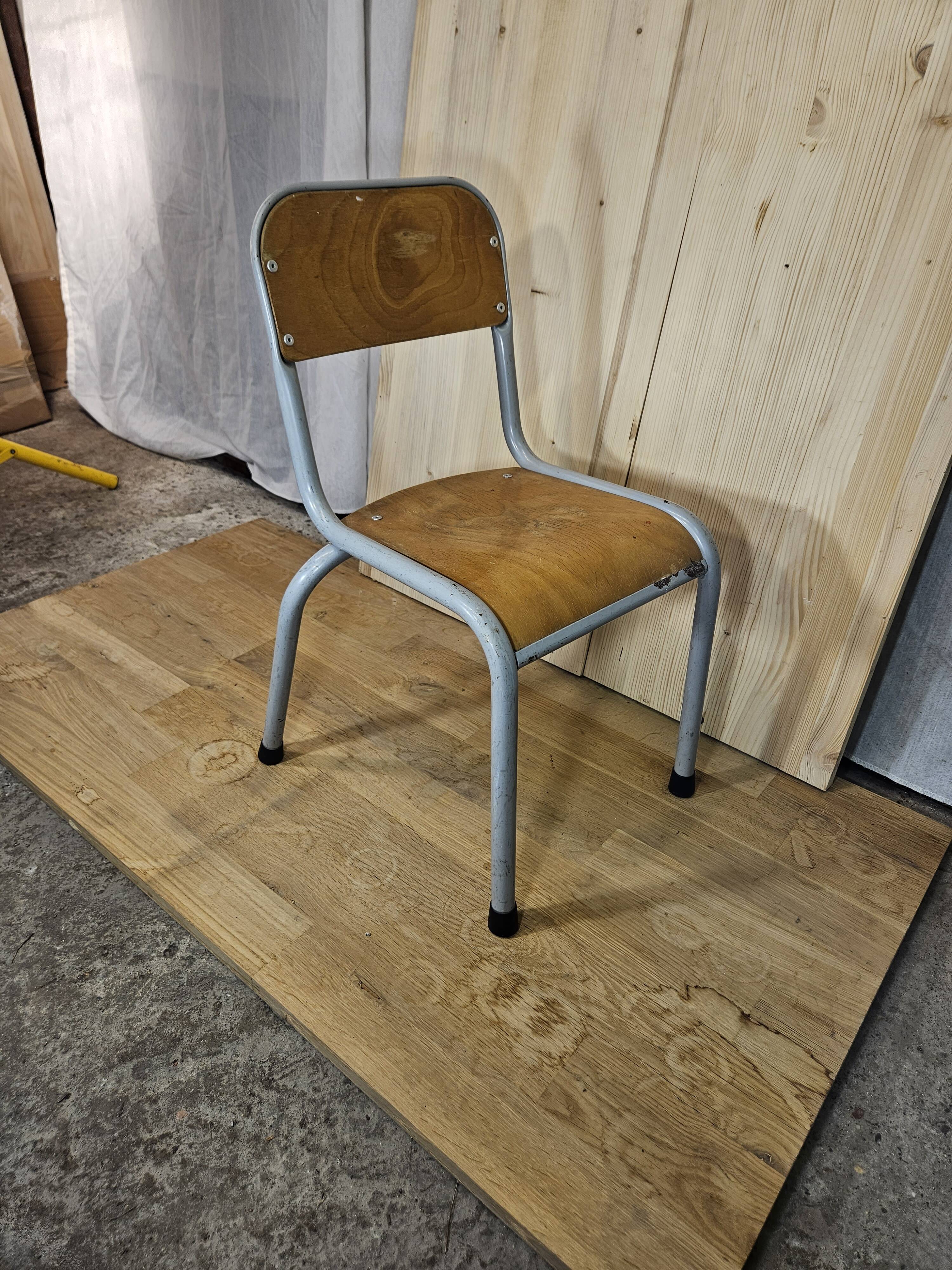 Chaise écolier/ chaise enfant 1970