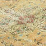 Anatolian handmade vintage rug 271 cm x 185 cm