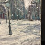 Pierre PERESS (1919-1990) Notre-Dame de Paris, Oil on canvas 1980's