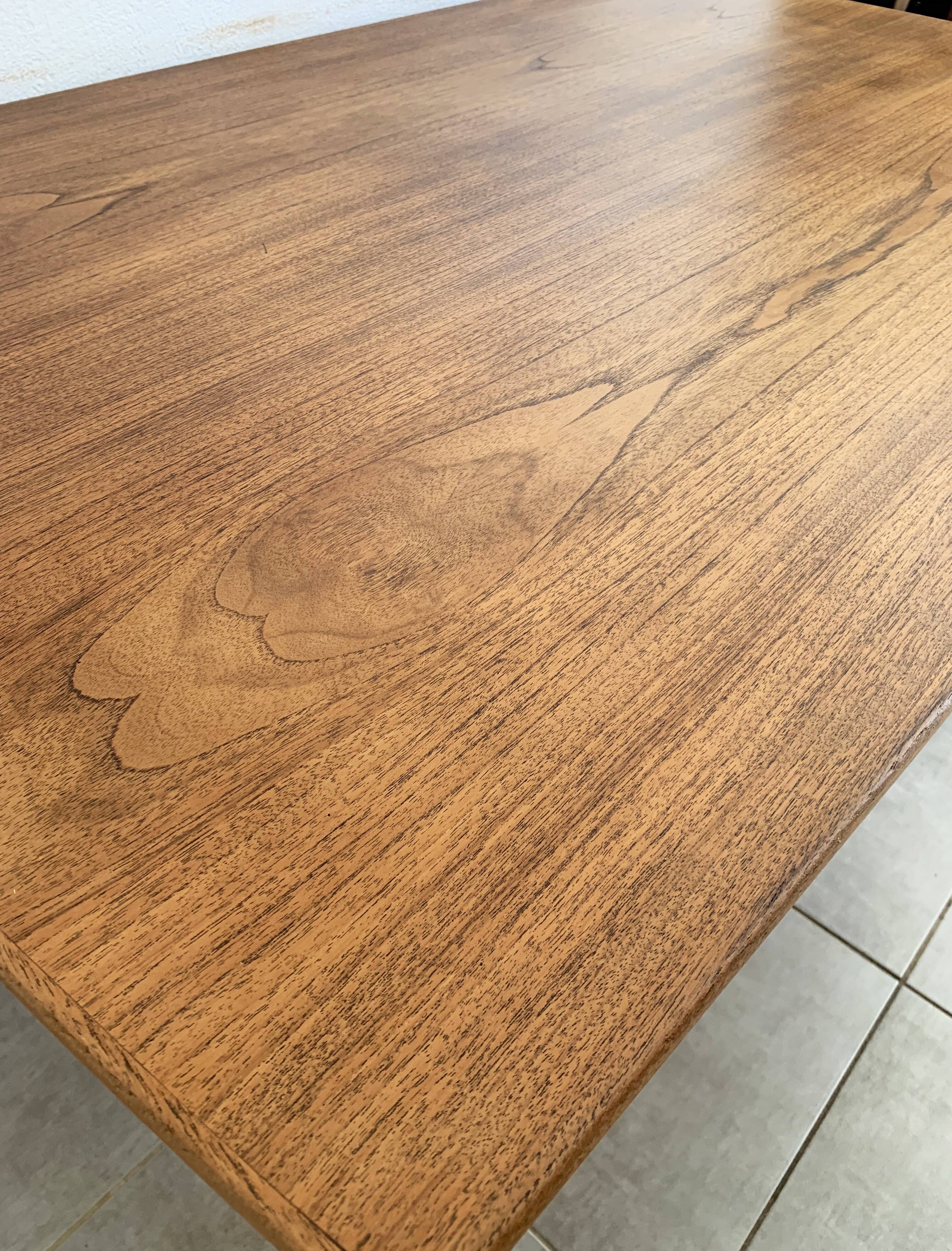 Vintage Danish dining table from the 60s extendable teak