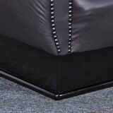 Italian Art Deco Leather and Fabric Club chairs-Armchairs, 1950s, Set of 2