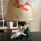1950s ceramic bird lamp