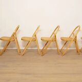 Set of 6 folding chairs | Arca | Gigi Sabadin for Crassevig