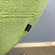 Lounge chair "Planet" by Stokke, chrome and lime green fabric cover, mid-century