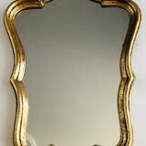 Small golden mirror