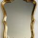Small golden mirror