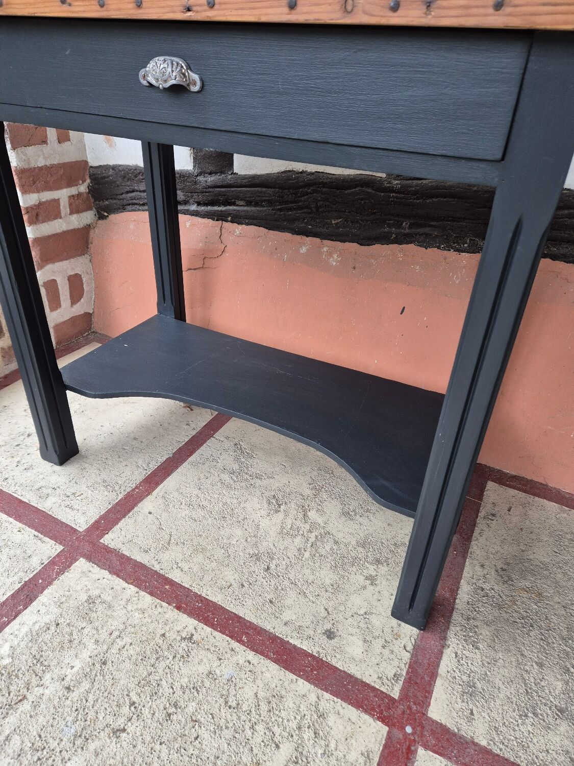 Wooden desk console table