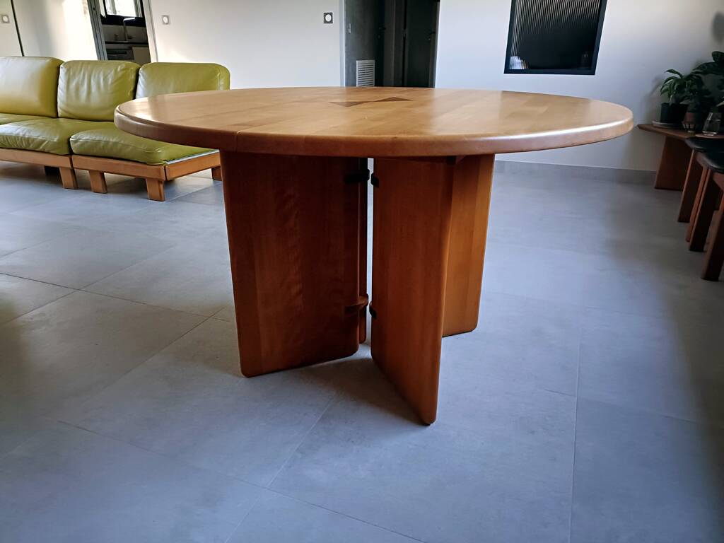 Dining table SELTZ Fagus and chairs