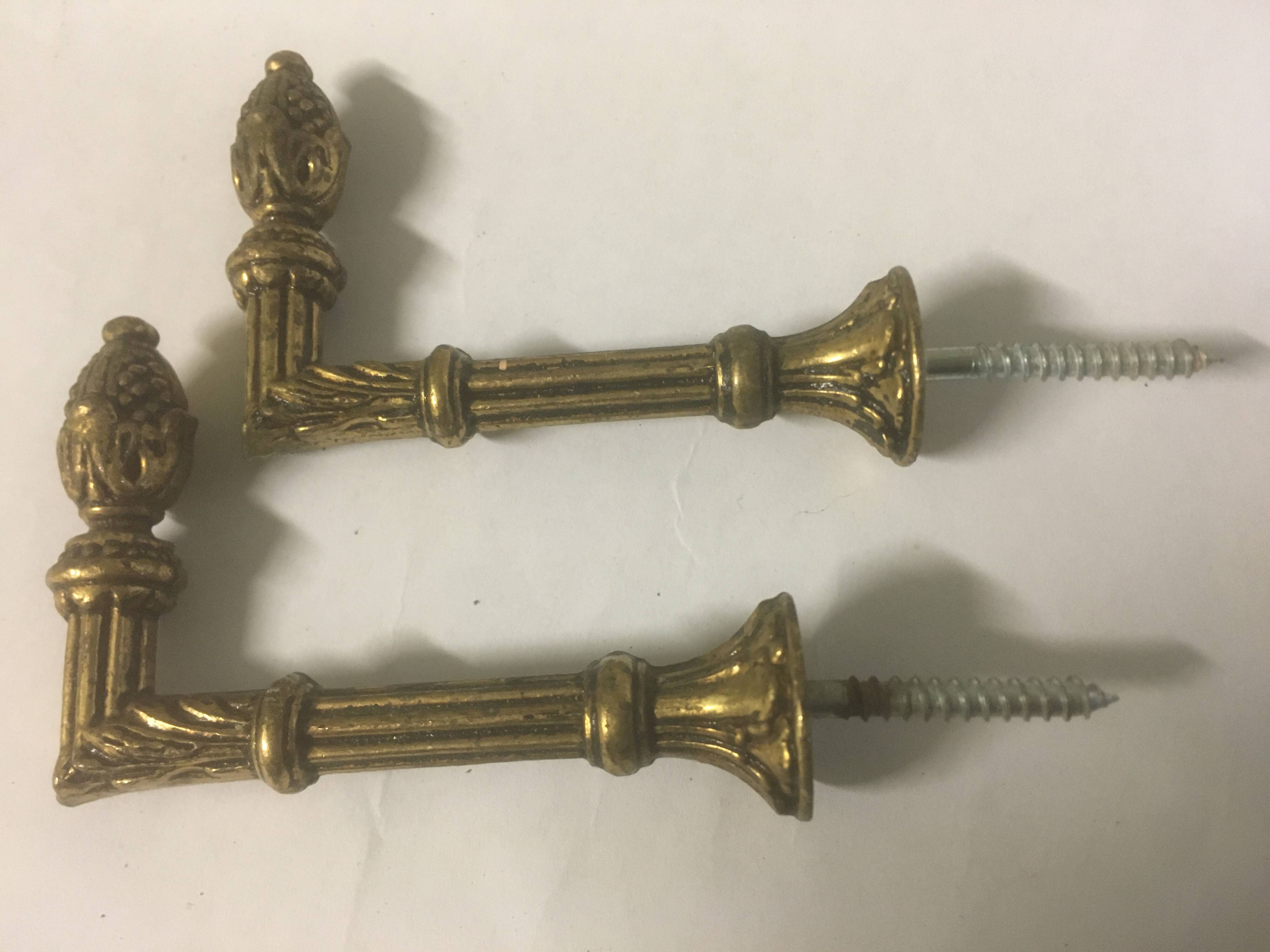 Brass tiebacks