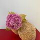 Artisanal basket made of natural fibers