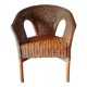 Rattan armchair