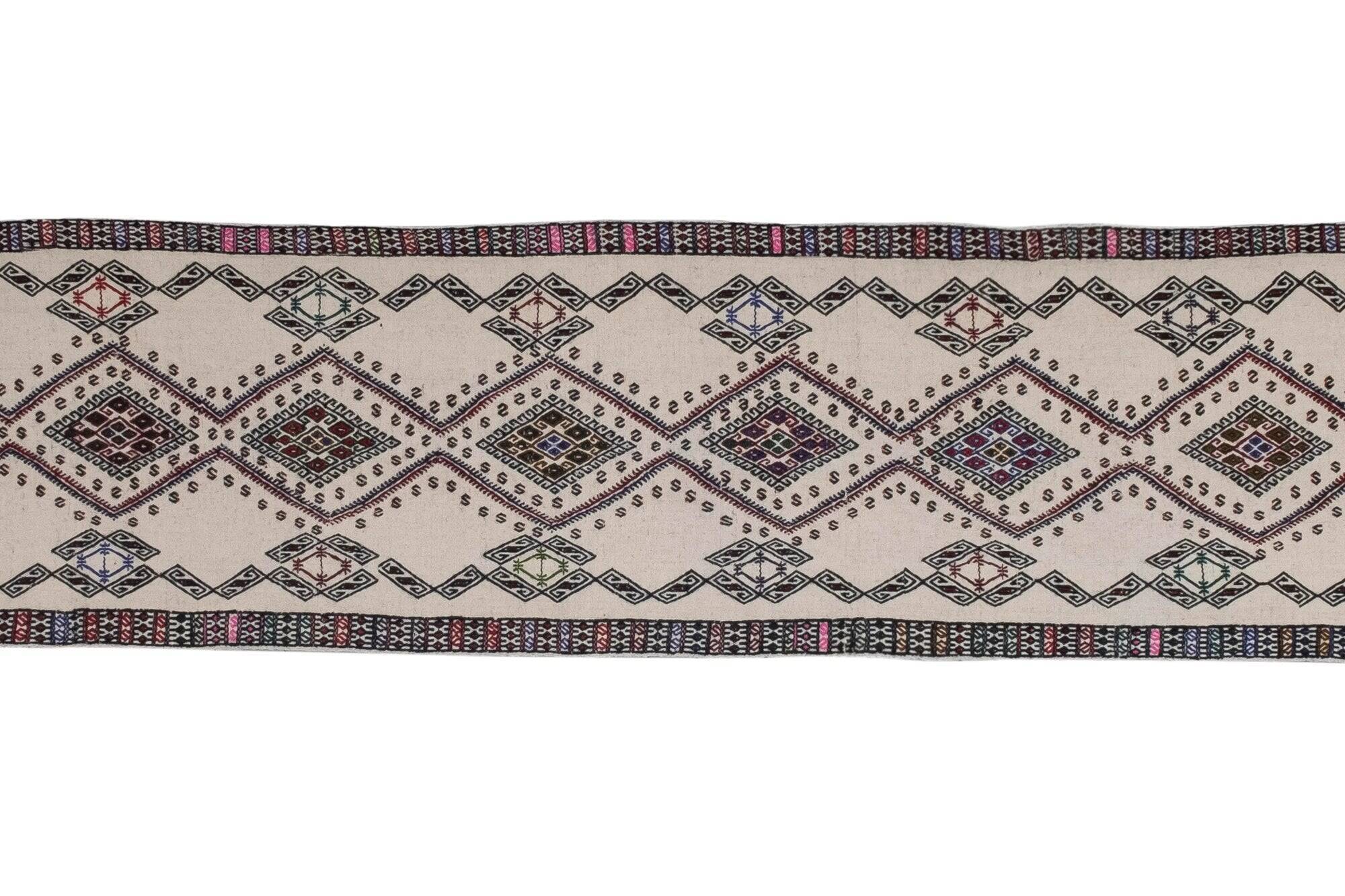Tapis de couloir turc vintage 63x480 cm