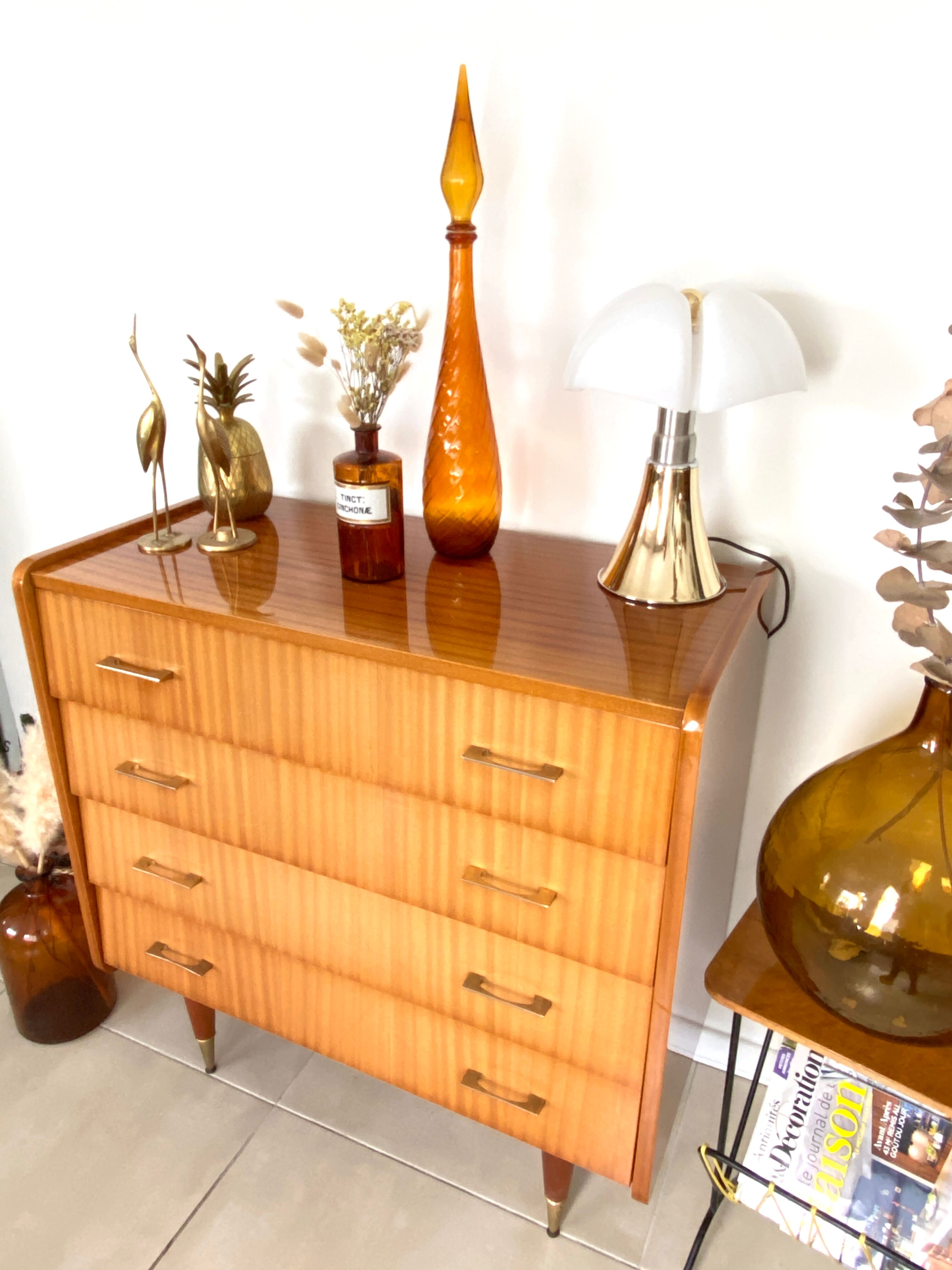 Vintage chest of drawers 4 drawers Capelle