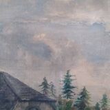 Oil on canvas landscape