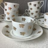 Tasses à thé Limoges Marcel Chaufriasse