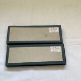 Ercuis - eleven silver metal knife holders with boxes
