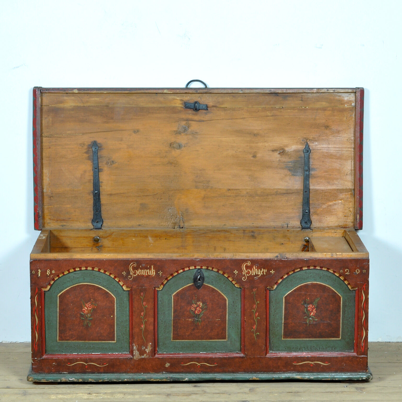 German Wedding Chest From 1820
