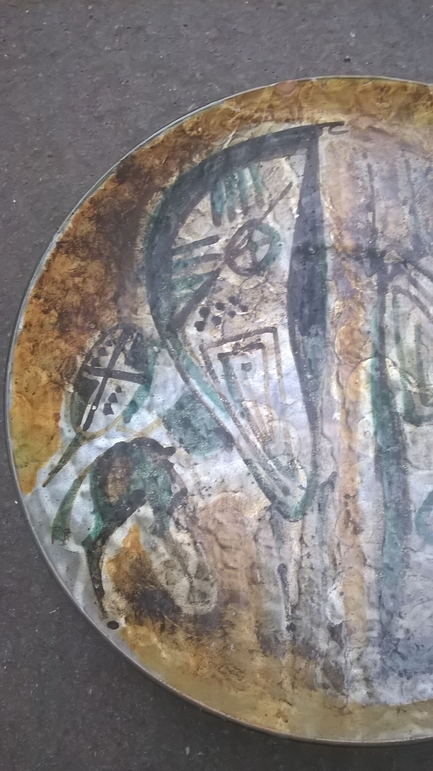 Joel Baudouin's large dish 1959