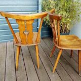 Paire de chaises bistrot vintage