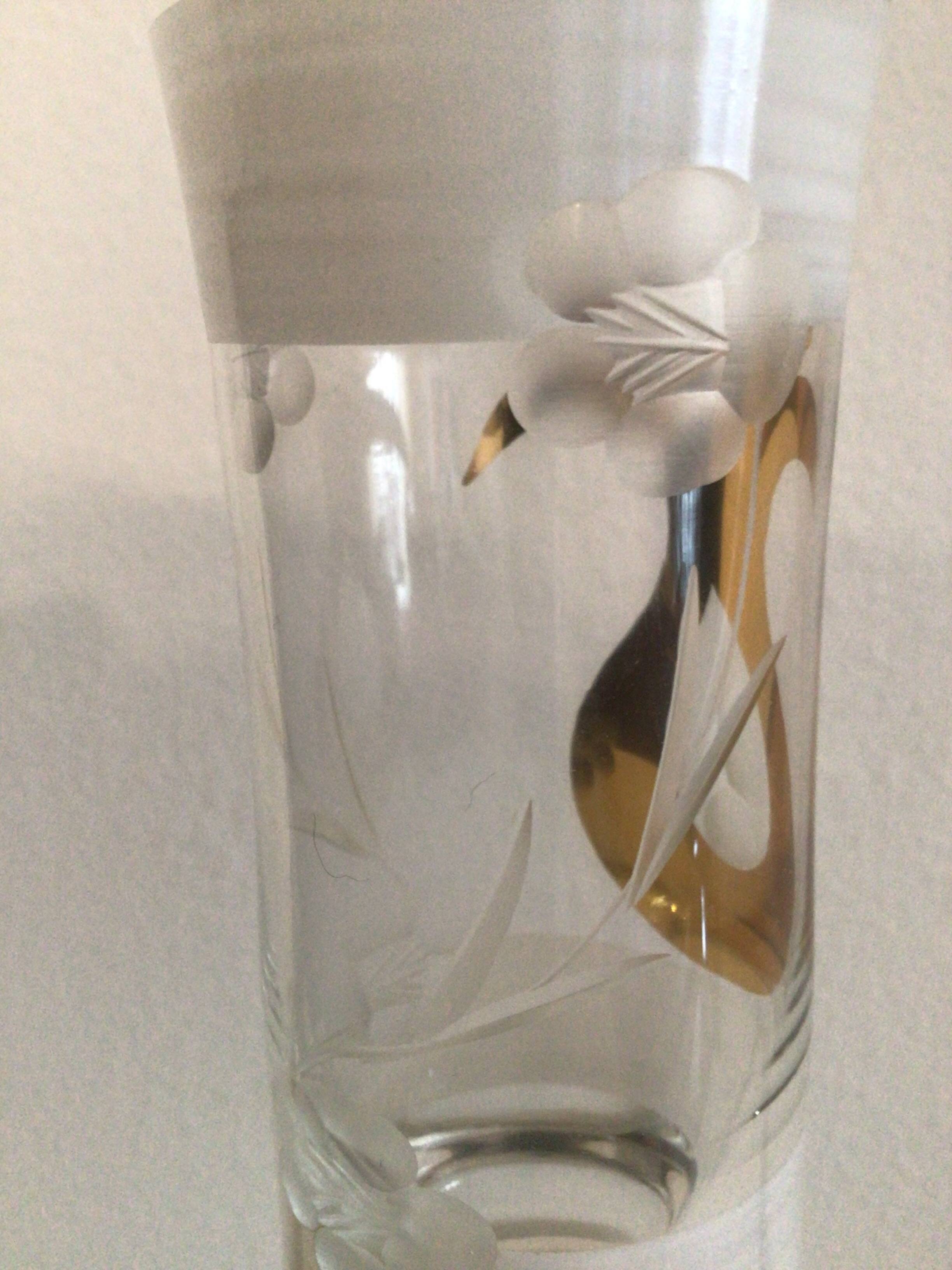 Art Deco Champagne Flutes