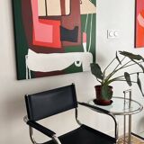 Geometric abstract on canvas "Serenity"