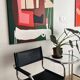 Geometric abstract on canvas "Serenity"
