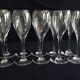 Set of 10 white wine glasses in Baccarat crystal model Saint Rémy