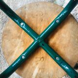 Vintage wood and metal stool circa 60's