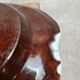 Large antique blue earthenware dish