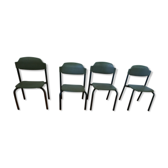 Four children's chairs