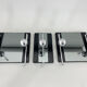 Set of 3 coat racks 1970