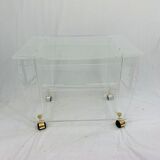 Altuglass plexiglass serving table David Lange