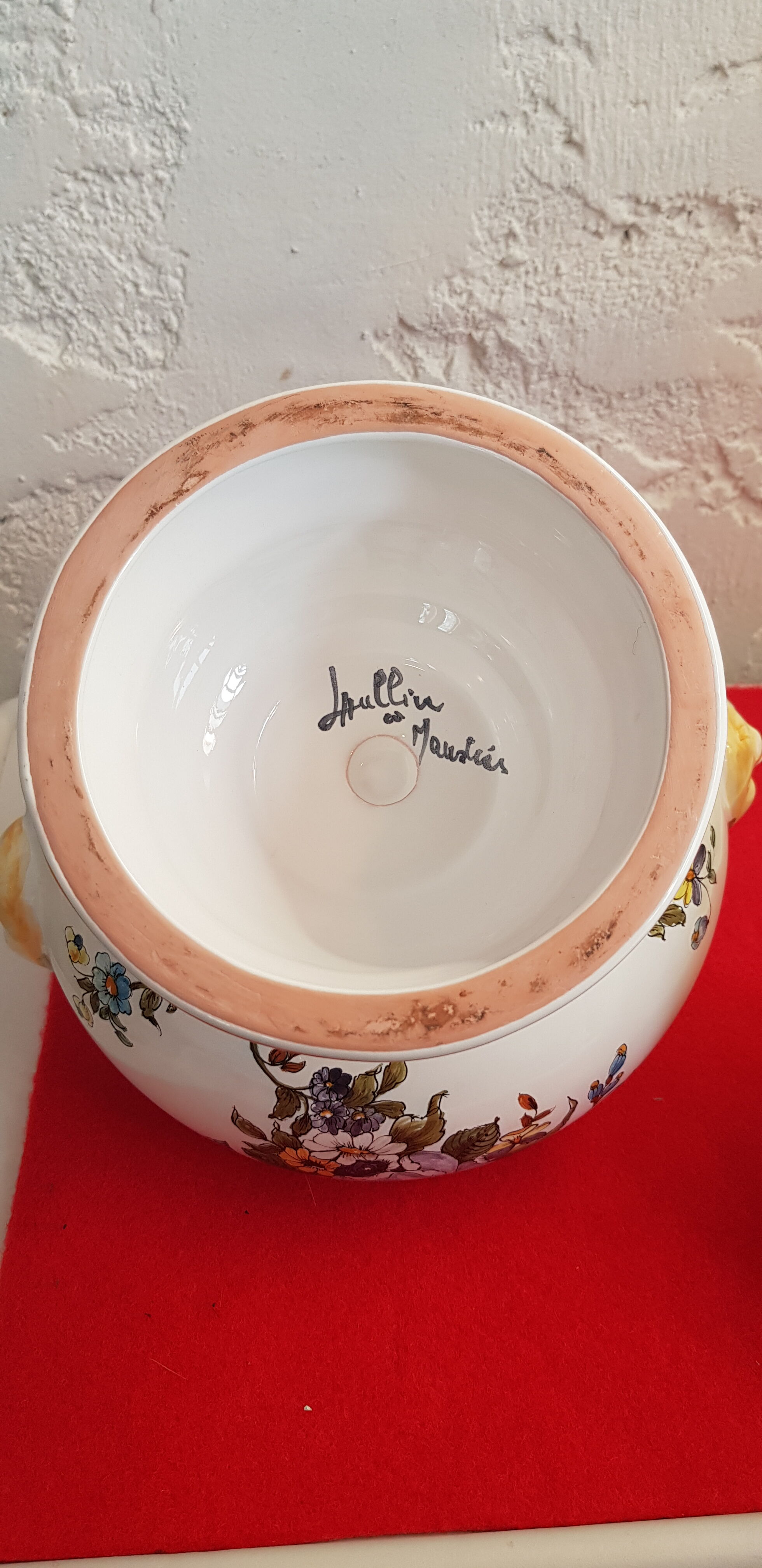 Potiche "Faïence Lallier à Moustier"