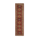 Afghan kazak runner rug long handwoven red wool rug-68x200cm