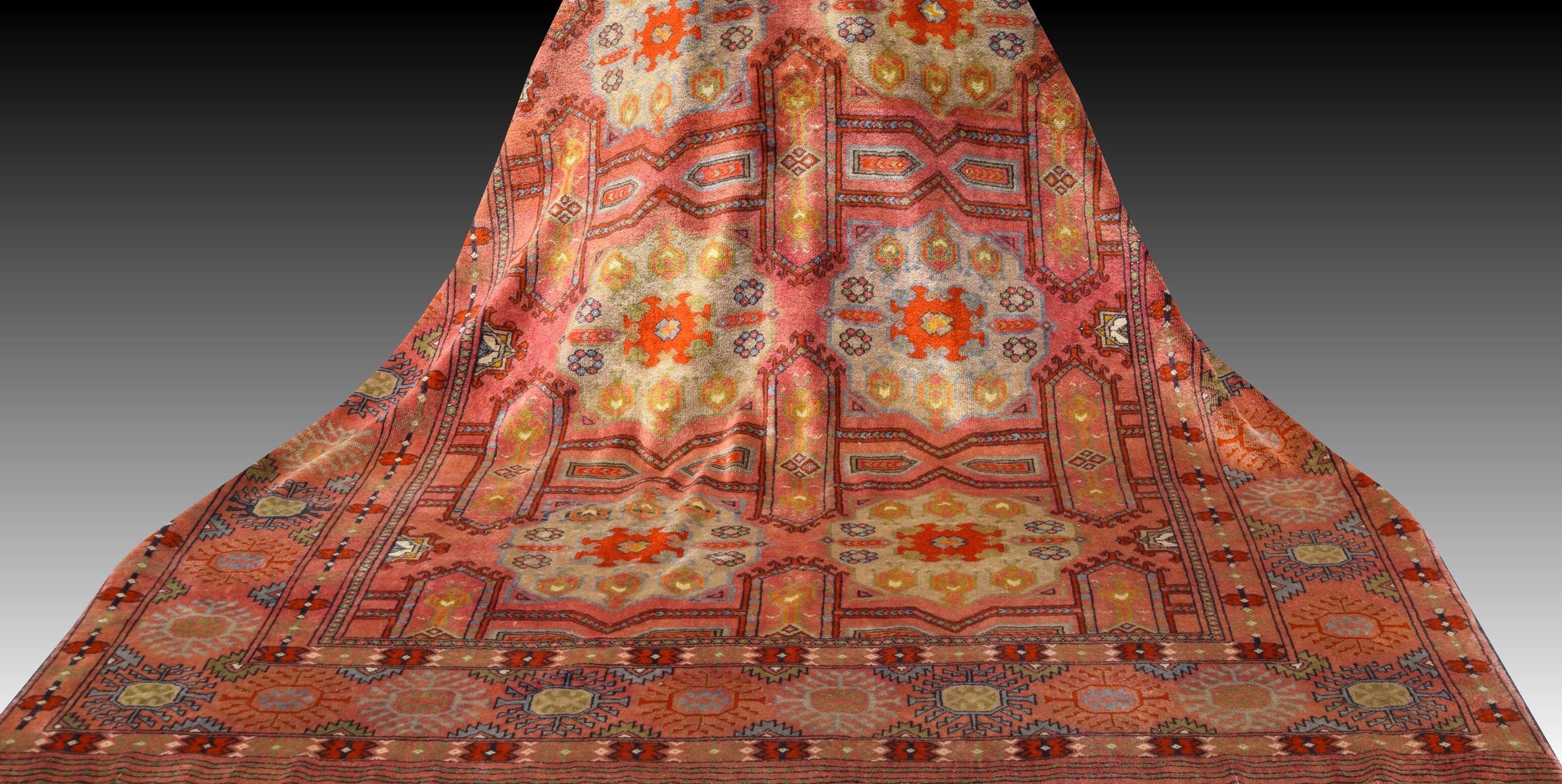 Karakalpak Oriental Rug (Uzbekistan) Early 20th Century: 2.70 X 1.85 M