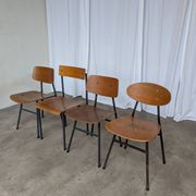 Vintage Stol Kamnik Wooden Dining Chairs - 1970s Yugoslavia - Set of 4