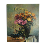 Painting flowers and fruits