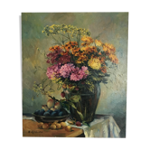 Painting flowers and fruits