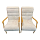Pair of armchairs by Ezio Longhi for Elam Italy 1950
