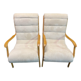 Pair of armchairs by Ezio Longhi for Elam Italy 1950