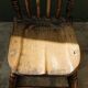 Rocking chair pour enfant en hêtre patiné, 19ème siècle